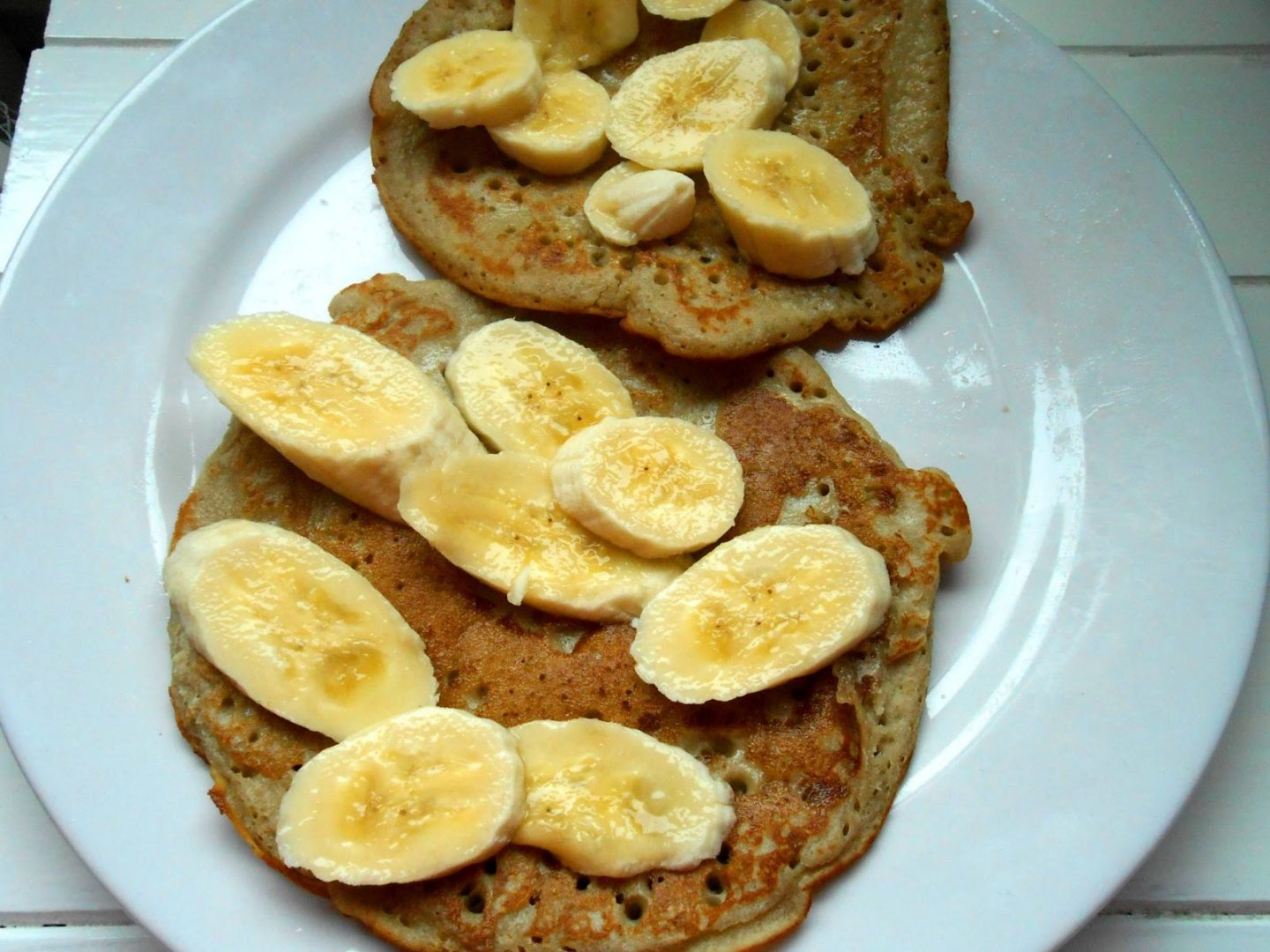 low GI buckwheat banana pancakes