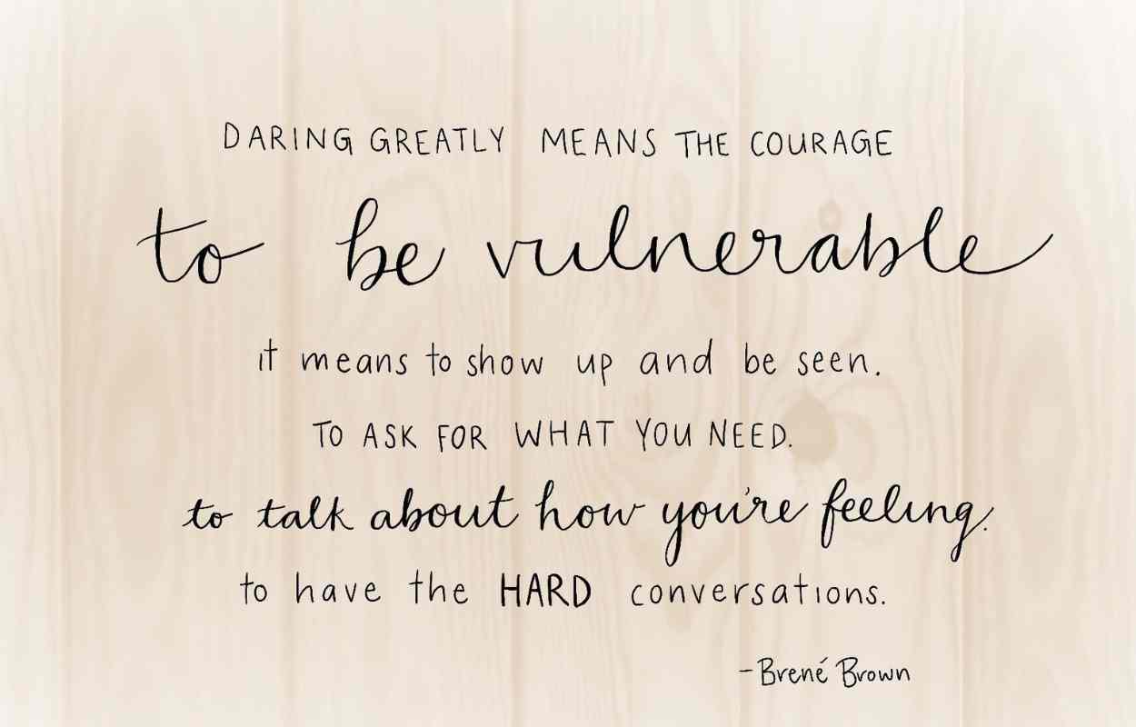 courage brene brown quote