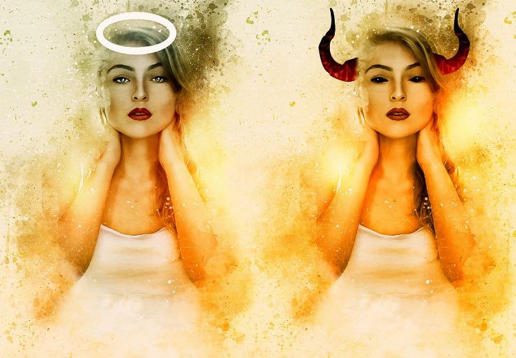 angel devil woman
