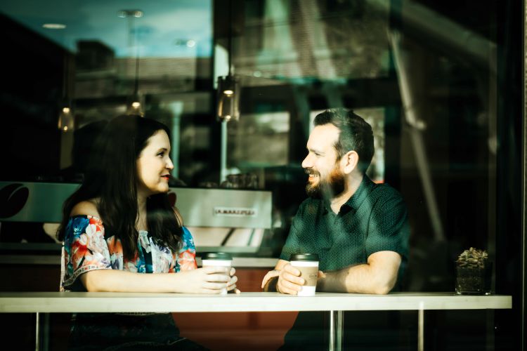 couple talking relationship