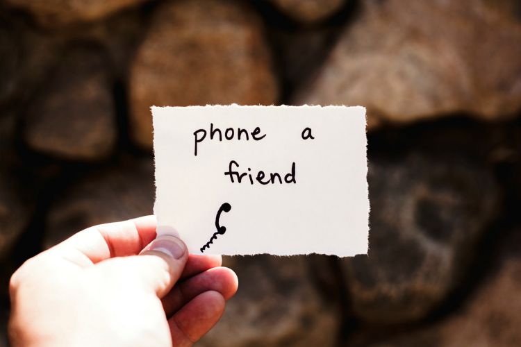 mental health phone a friend