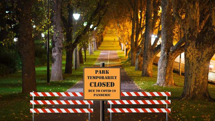 park lockdown closed